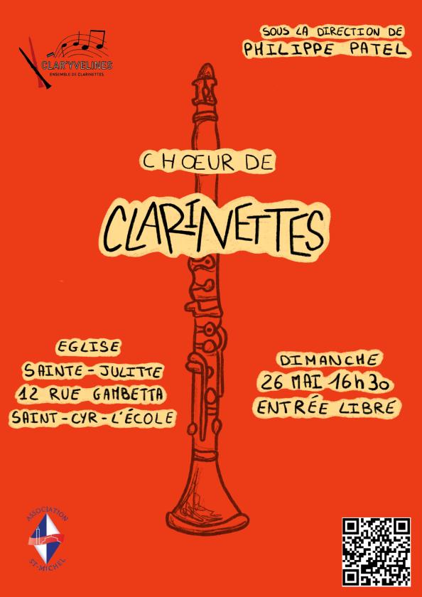 CONCERT DE CLARINETTES CLAR'YVELINES