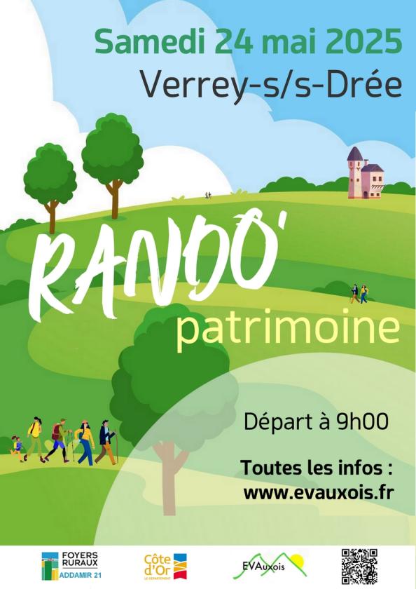 sortie à VERREY SOUS DREE, Côte d'Or. RANDO PATRIMOINE Sortir à VERREY SOUS DREE(Côte d'Or). VERREY SOUS DREE.