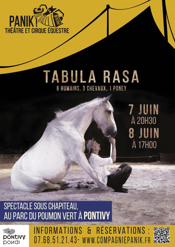 sortie à PONTIVY, Morbihan. TABULA RASA / THÉÂTRE ET CIRQUE ÉQUESTRE Sortir à PONTIVY(Morbihan). PONTIVY.