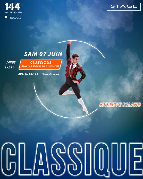 sortie à TOULOUSE, Haute Garonne. STAGE DE DANSE CLASSIQUE AVEC PHILIPPE SOLANO Sortir à TOULOUSE(Haute Garonne). TOULOUSE.