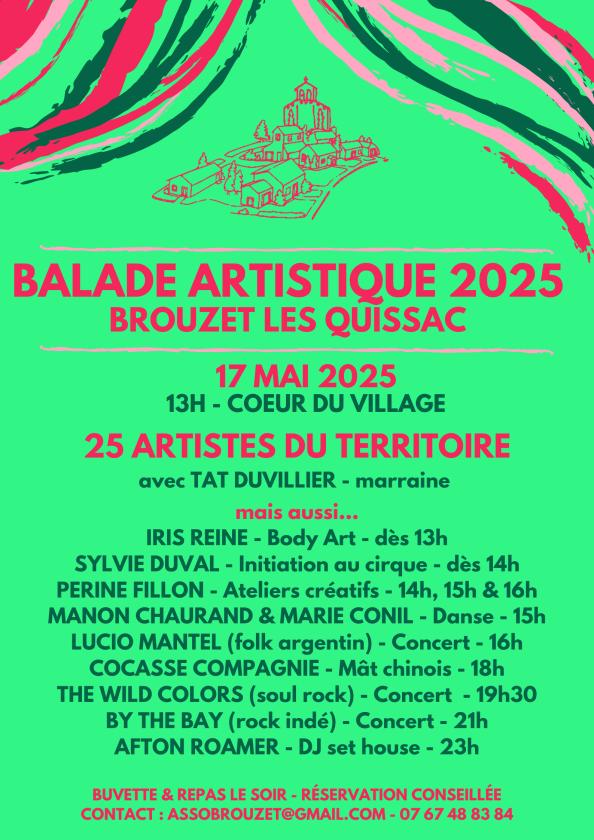 sortie à BROUZET LES QUISSAC, Gard. 4ÈME BALADE ARTISTIQUE À BROUZET LES QUISSAC SAMED Sortir à BROUZET LES QUISSAC(Gard). BROUZET LES QUISSAC.