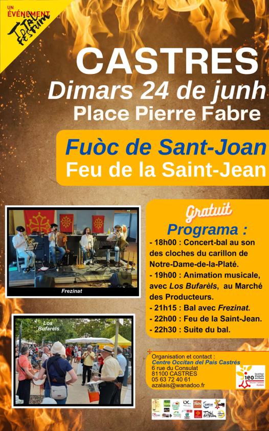 sortie à CASTRES, Tarn. FEU DE LA SAINT-JEAN Sortir à CASTRES(Tarn). CASTRES.