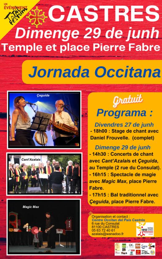 sortie à CASTRES, Tarn. JORNADA OCCITANA Sortir à CASTRES(Tarn). CASTRES.