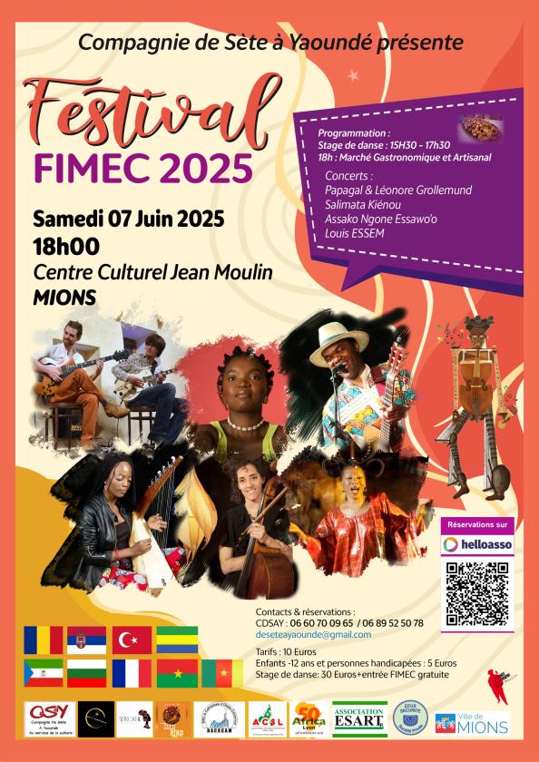 sortie à MIONS, Rhône. FESTIVAL INTERCULTUREL DE MUSIQUES ET CHANSONS Sortir à MIONS(Rhône). MIONS.