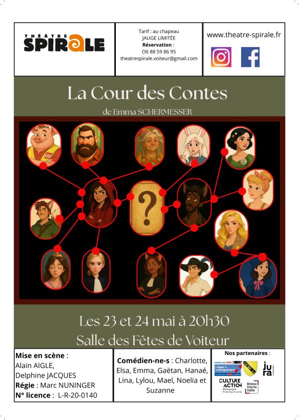 sortie à VOITEUR, Jura. LA COUR DES CONTES Sortir à VOITEUR(Jura). VOITEUR.