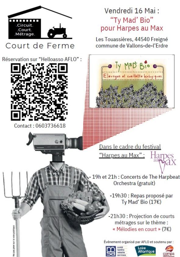 sortie à ST MARS LA JAILLE, Loire Atlantique. COURT DE FERME CHEZ TY MAD'BIO Sortir à ST MARS LA JAILLE(Loire Atlantique). ST MARS LA JAILLE.