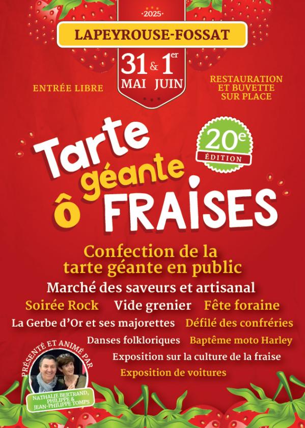 sortie à LAPEYROUSE FOSSAT, Haute Garonne. FESTIVAL DE LA FRAISE Sortir à LAPEYROUSE FOSSAT(Haute Garonne). LAPEYROUSE FOSSAT.