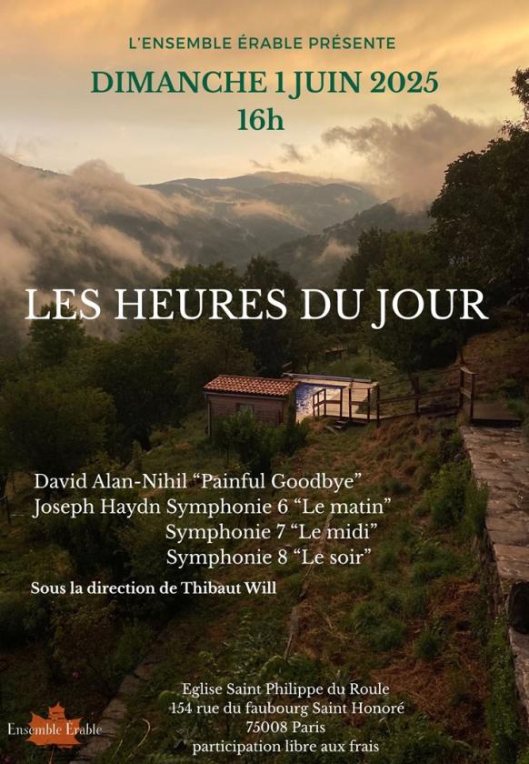 sortie à PARIS 08, Paris. SYMPHONIES POUR ORCHESTRE À CORDES DE HAYDN & AL Sortir à PARIS 08(Paris). PARIS 08.