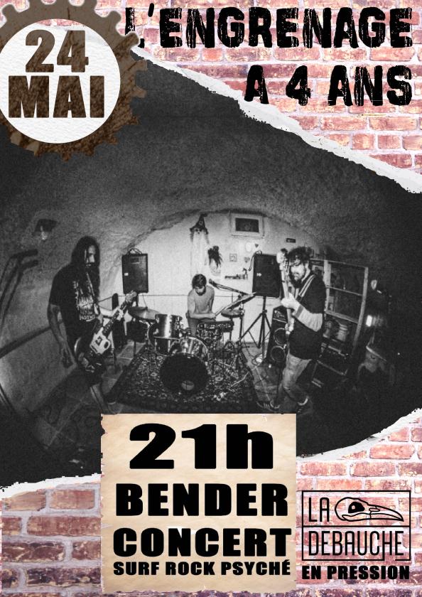 sortie à AURILLAC, Cantal. BENDER EN CONCERT Sortir à AURILLAC(Cantal). AURILLAC.