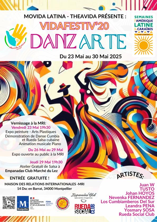 sortie à MONTPELLIER, Hérault. VIDAFESTIV'20 DANZARTE Sortir à MONTPELLIER(Hérault). MONTPELLIER.