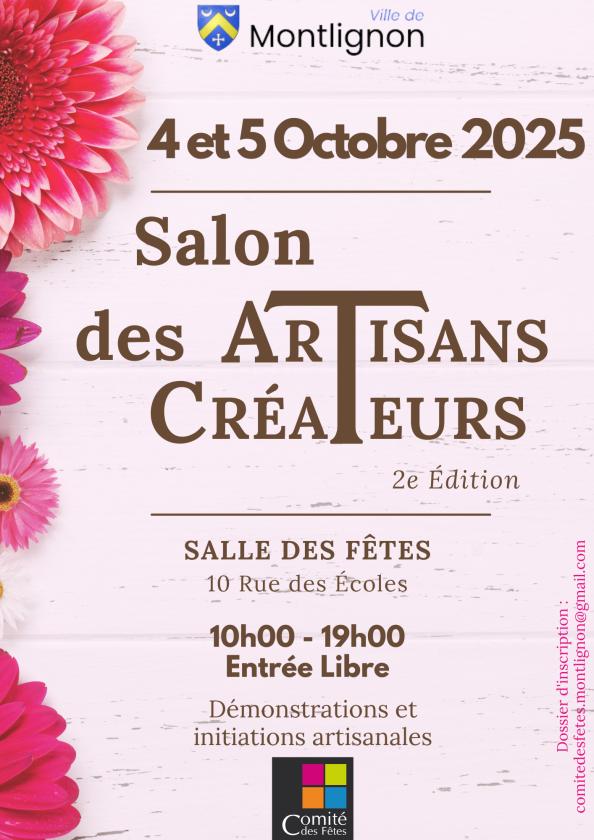 sortie à MONTLIGNON, Val d'oise. 2ÈME SALON DES ARTISANS CREATEURS Sortir à MONTLIGNON(Val d'oise). MONTLIGNON.