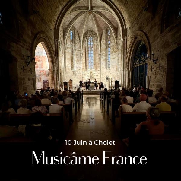 sortie à CHOLET, Maine et Loire. MUSICÂME FRANCE : CONCERT À CHOLET Sortir à CHOLET(Maine et Loire). CHOLET.