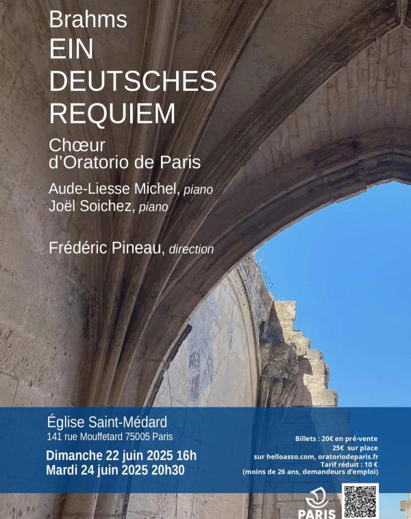 sortie à PARIS, Paris. LE REQUIEM ALLEMAND DE BRAHMS Sortir à PARIS(Paris). PARIS.