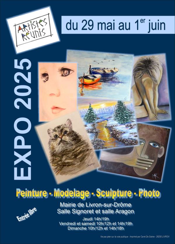 sortie à LIVRON SUR DROME, Drôme. EXPOSITION DE PEINTURES Sortir à LIVRON SUR DROME(Drôme). LIVRON SUR DROME.