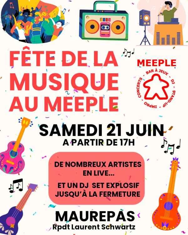 sortie à MAUREPAS, Yvelines. FÊTE DE LA MUSIQUE AU MEEPLE Sortir à MAUREPAS(Yvelines). MAUREPAS.