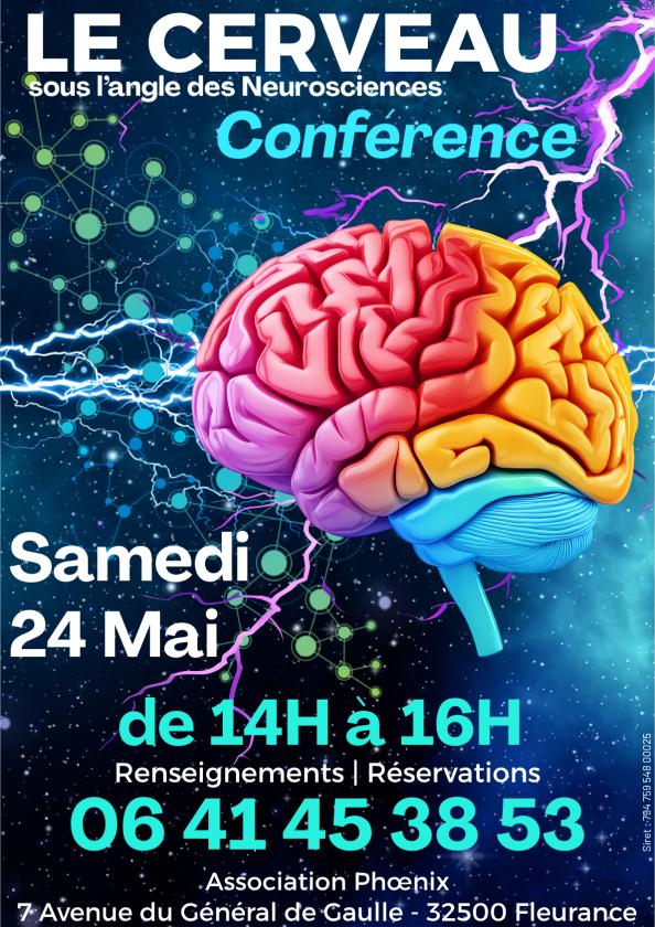 sortie à FLEURANCE, Gers. LE CERVEAU, SOUS L'ANGLE DES NEUROSCIENCES Sortir à FLEURANCE(Gers). FLEURANCE.