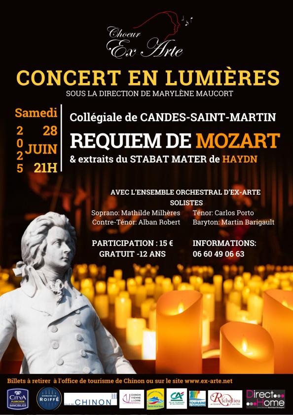 sortie à CANDES ST MARTIN, Indre et Loire. CONCERT EN LUMIÈRES Sortir à CANDES ST MARTIN(Indre et Loire). CANDES ST MARTIN.