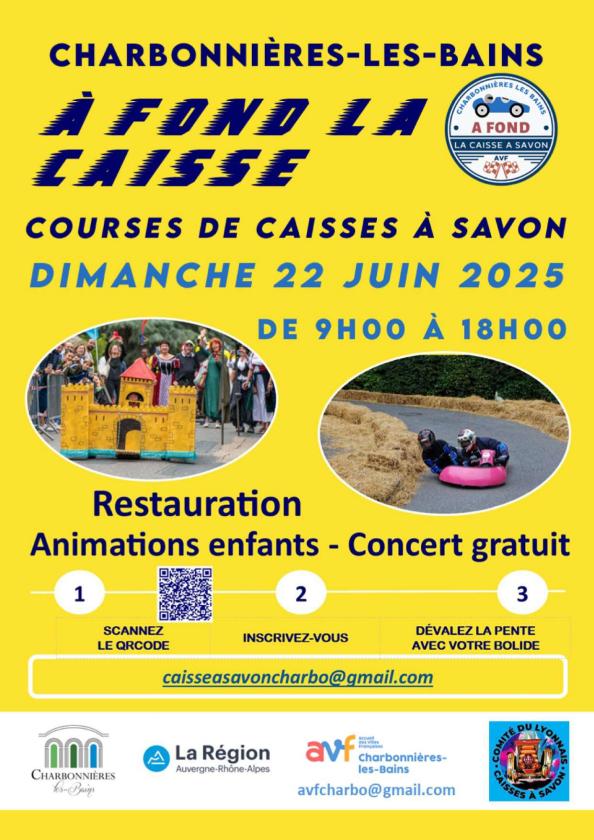 sortie à CHARBONNIERES LES BAINS, Rhône. COMPÉTITION DE CAISSES À SAVON Sortir à CHARBONNIERES LES BAINS(Rhône). CHARBONNIERES LES BAINS.