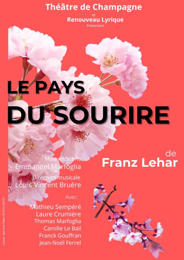 sortie à TROYES, Aube. LE PAYS DU SOURIRE - OPÉRETTE DE F.LEHAR Sortir à TROYES(Aube). TROYES.