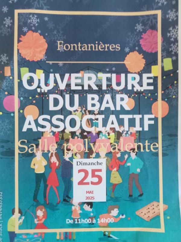 sortie à FONTANIERES, Creuse. BAR ASSOCIATIF Sortir à FONTANIERES(Creuse). FONTANIERES.