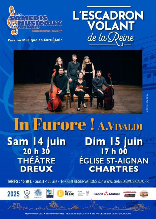 sortie à DREUX, Eure et Loir. IN FURORE ! D'ANTONIO VIVALDI Sortir à DREUX(Eure et Loir). DREUX.