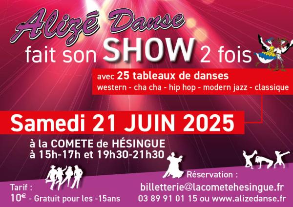 sortie à HESINGUE, Haut Rhin. ALIZE DANSE FAIT SON SHWO 2 FOIS Sortir à HESINGUE(Haut Rhin). HESINGUE.