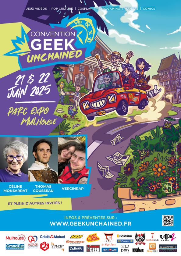 sortie à MULHOUSE, Haut Rhin. CONVENTION GEEK UNCHAINED 9 Sortir à MULHOUSE(Haut Rhin). MULHOUSE.