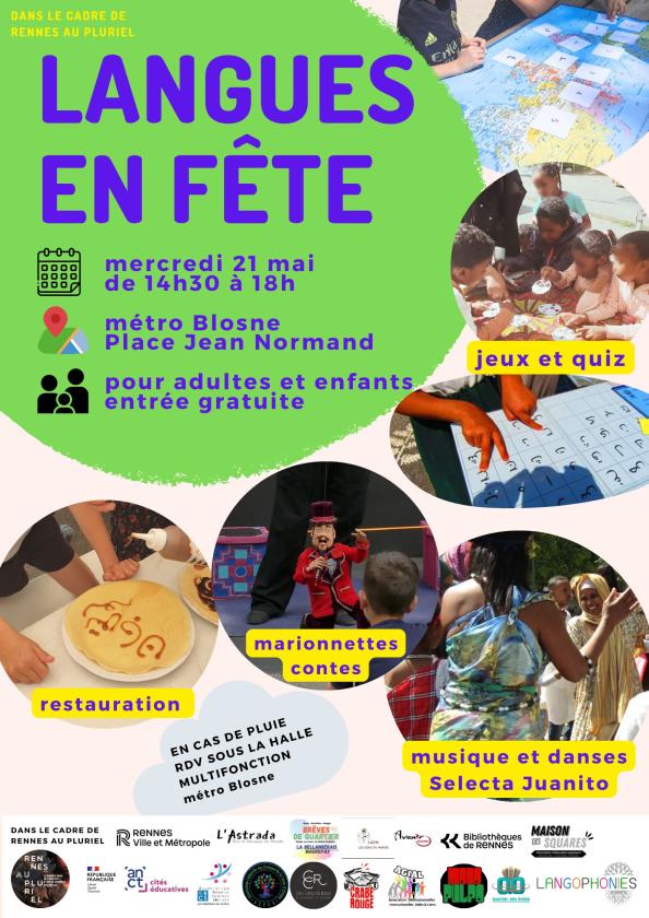 sortie à RENNES, Ille et Vilaine. LANGUES EN FÊTE Sortir à RENNES(Ille et Vilaine). RENNES.