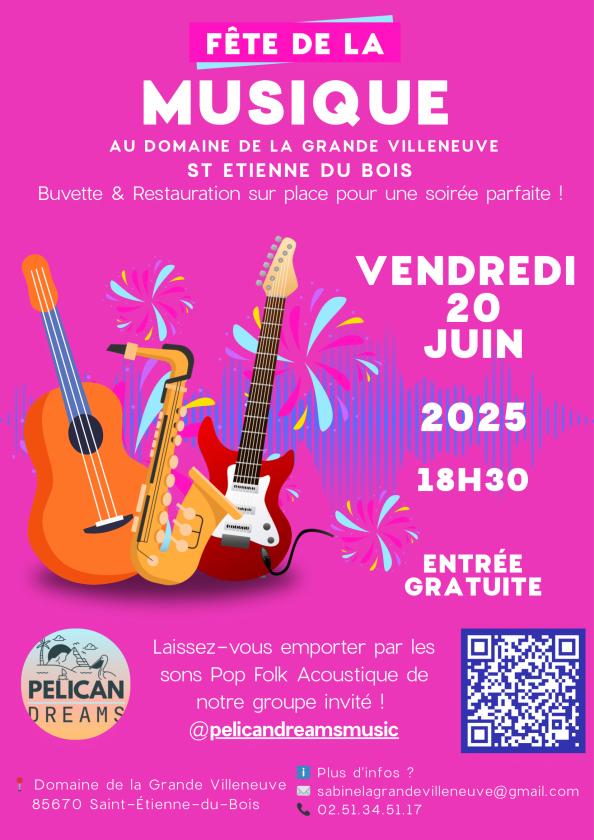 sortie à ST ETIENNE DU BOIS, Vendée. FÊTE DE LA MUSIQUE Sortir à ST ETIENNE DU BOIS(Vendée). ST ETIENNE DU BOIS.