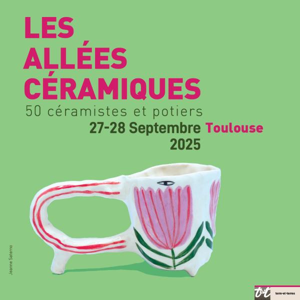 sortie à TOULOUSE, Haute Garonne. LES ALLÉES CÉRAMIQUES DE TOULOUSE 2025 Sortir à TOULOUSE(Haute Garonne). TOULOUSE.
