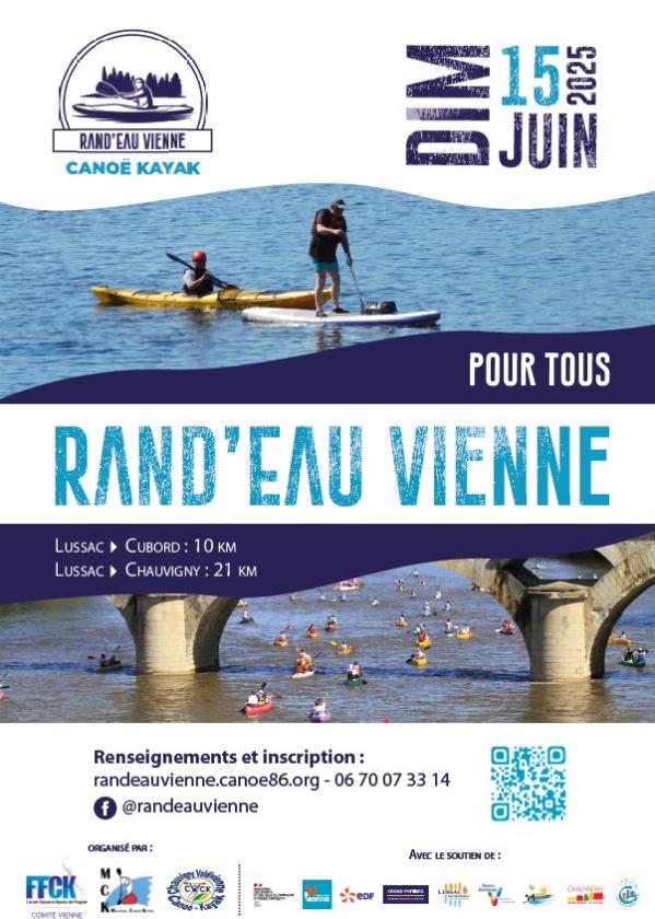 sortie à LUSSAC LES CHATEAUX, Vienne. RAND'EAU VIENNE 2025 Sortir à LUSSAC LES CHATEAUX(Vienne). LUSSAC LES CHATEAUX.