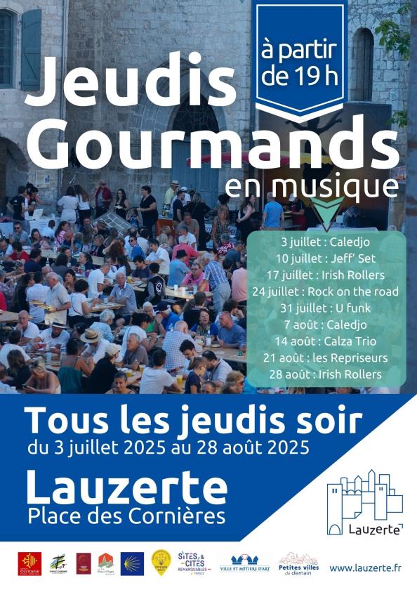 sortie à LAUZERTE, Tarn et Garonne. LES JEUDIS GOURMANDS DE LAUZERTE Sortir à LAUZERTE(Tarn et Garonne). LAUZERTE.