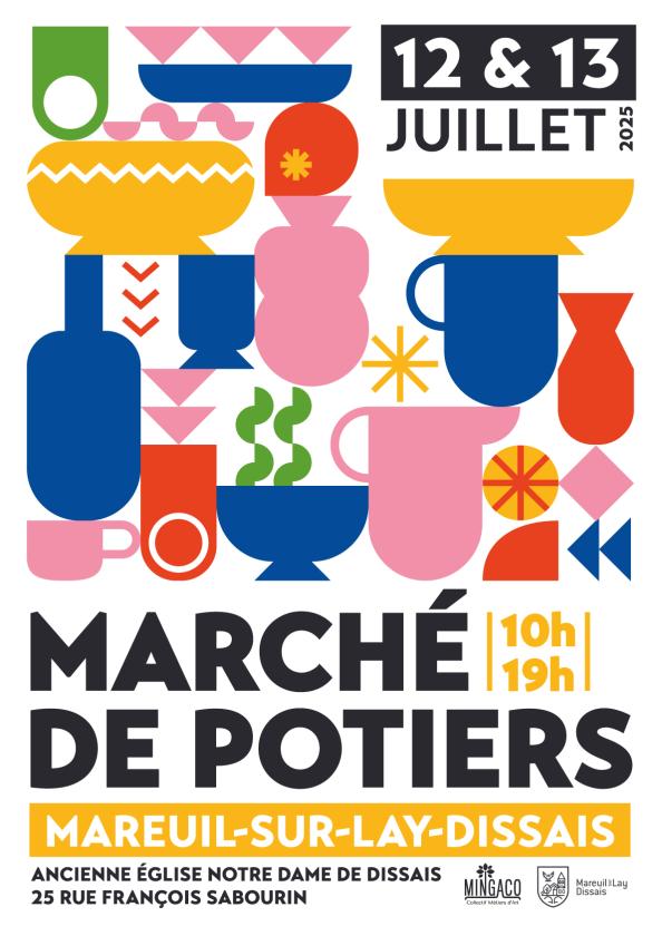 sortie à MAREUIL SUR LAY DISSAIS, Vendée. MARCHÉ DE POTIERS Sortir à MAREUIL SUR LAY DISSAIS(Vendée). MAREUIL SUR LAY DISSAIS.
