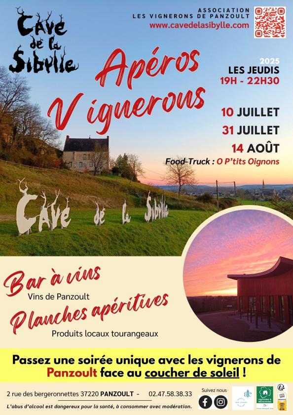 sortie à PANZOULT, Indre et Loire. APÉROS VIGNERONS Sortir à PANZOULT(Indre et Loire). PANZOULT.