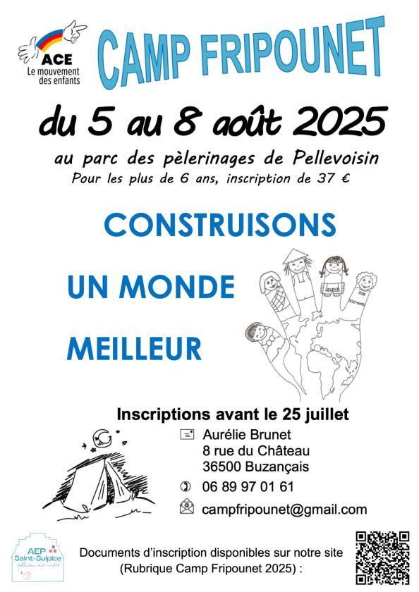 sortie à PELLEVOISIN, Indre. CAMP FRIPOUNET 2025 ! Sortir à PELLEVOISIN(Indre). PELLEVOISIN.