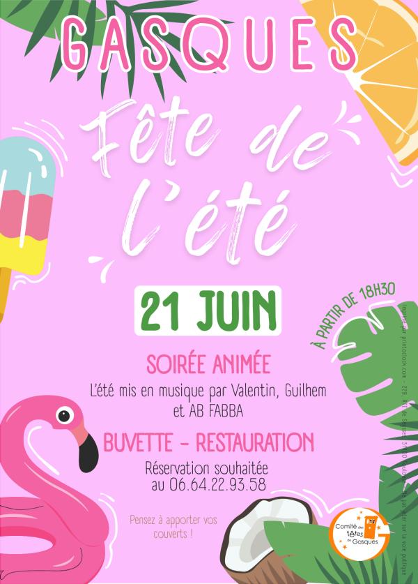 sortie à GASQUES, Tarn et Garonne. FÊTE DE L'ÉTÉ Sortir à GASQUES(Tarn et Garonne). GASQUES.
