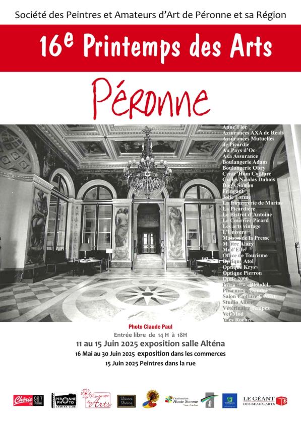 sortie à PERONNE, Somme. 16E PRINTEMPS DES ARTS Sortir à PERONNE(Somme). PERONNE.