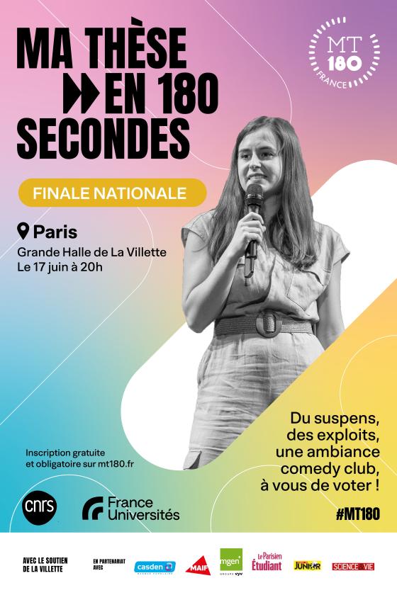 sortie à PARIS 19, Paris. MA THÈSE EN 180 SECONDES - FINALE NATIONALE Sortir à PARIS 19(Paris). PARIS 19.