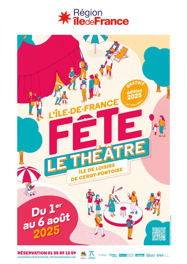 sortie à CERGY, Val d'oise. L'ÎLE-DE-FRANCE FÊTE LE THÉÂTRE 2025 Sortir à CERGY(Val d'oise). CERGY.