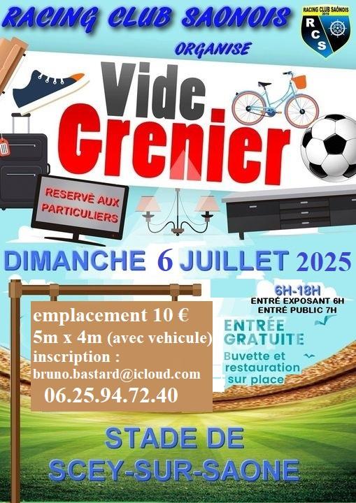 sortie à SCEY SUR SAONE ET ST ALBIN, Haute Saône. VIDE GRENIER DU RACING CLUB SAONOIS Sortir à SCEY SUR SAONE ET ST ALBIN(Haute Saône). SCEY SUR SAONE ET ST ALBIN.
