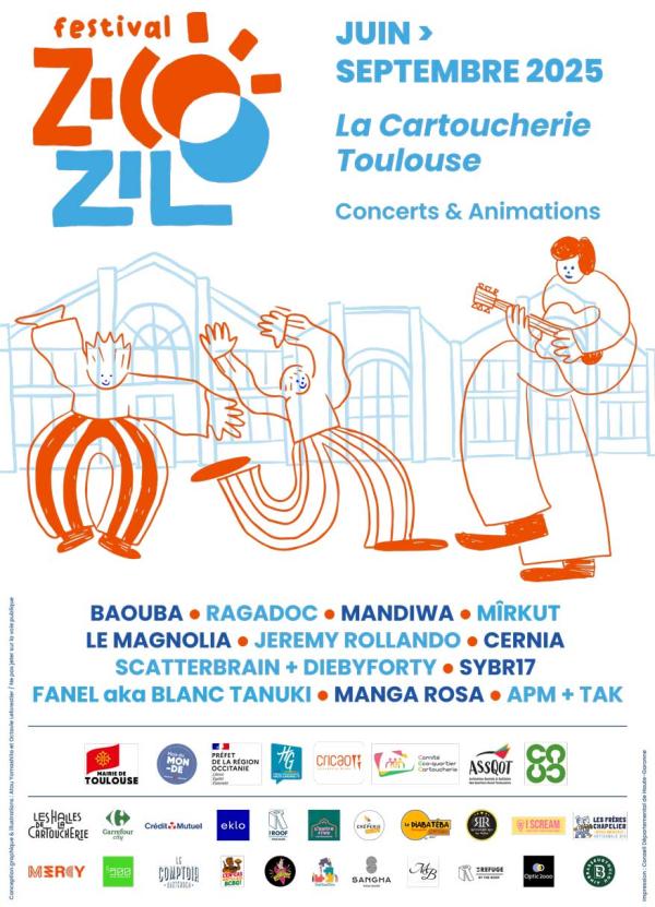 sortie à TOULOUSE, Haute Garonne. FESTIVAL ZICOZILO Sortir à TOULOUSE(Haute Garonne). TOULOUSE.