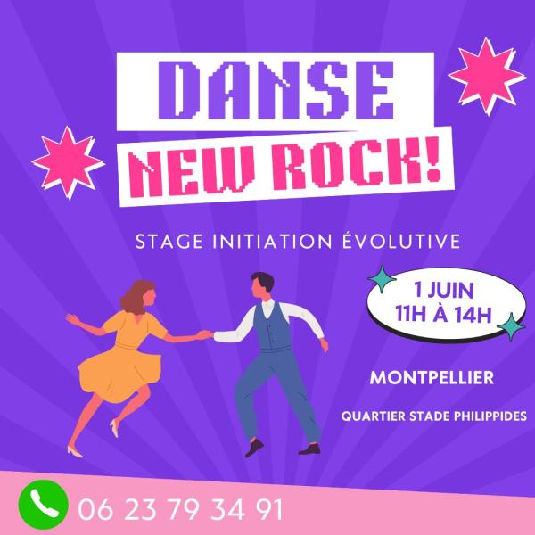 sortie à MONTPELLIER, Hérault. STAGE INITIATION ÉVOLUTIVE DANSE NEW ROCK! Sortir à MONTPELLIER(Hérault). MONTPELLIER.