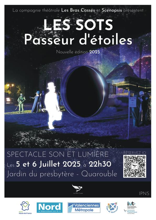 sortie à QUAROUBLE, Nord. LES SOTS : PASSEUR D'ÉTOILES Sortir à QUAROUBLE(Nord). QUAROUBLE.