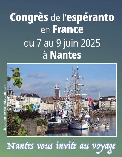 sortie à NANTES, Loire Atlantique. CONGRES DE LA LANGUE INTERNATIONALE ESPERANTO Sortir à NANTES(Loire Atlantique). NANTES.
