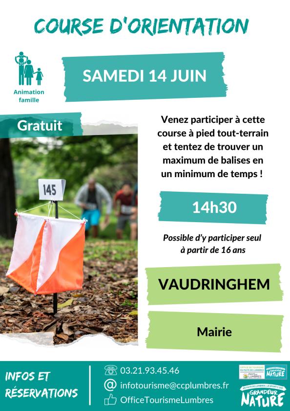 sortie à VAUDRINGHEM, Pas de Calais. COURSE D'ORIENTATION Sortir à VAUDRINGHEM(Pas de Calais). VAUDRINGHEM.