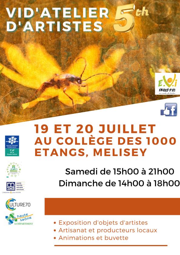 sortie à MELISEY, Haute Saône. VID'ATELIER D'ARTISTES ET PRODUCTEURS LOCAUX 5ÈME Sortir à MELISEY(Haute Saône). MELISEY.