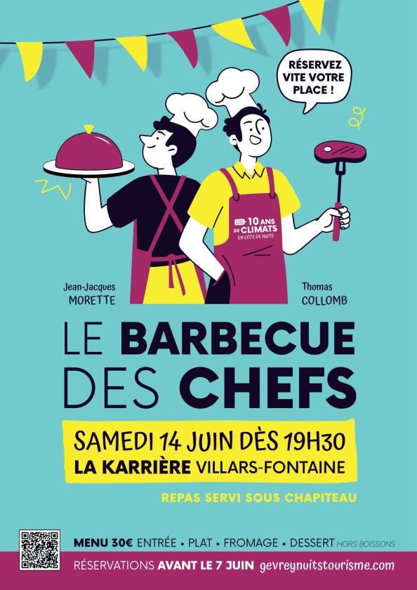 sortie à VILLARS FONTAINE, Côte d'Or. LE BARBECUE DES CHEFS Sortir à VILLARS FONTAINE(Côte d'Or). VILLARS FONTAINE.