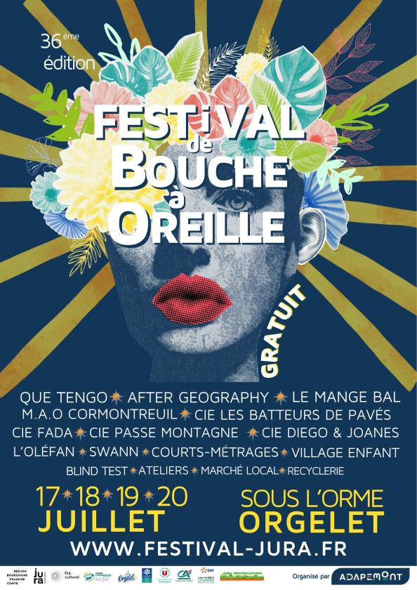 sortie à ORGELET, Jura. FESTIVAL DE BOUCHE À OREILLE Sortir à ORGELET(Jura). ORGELET.