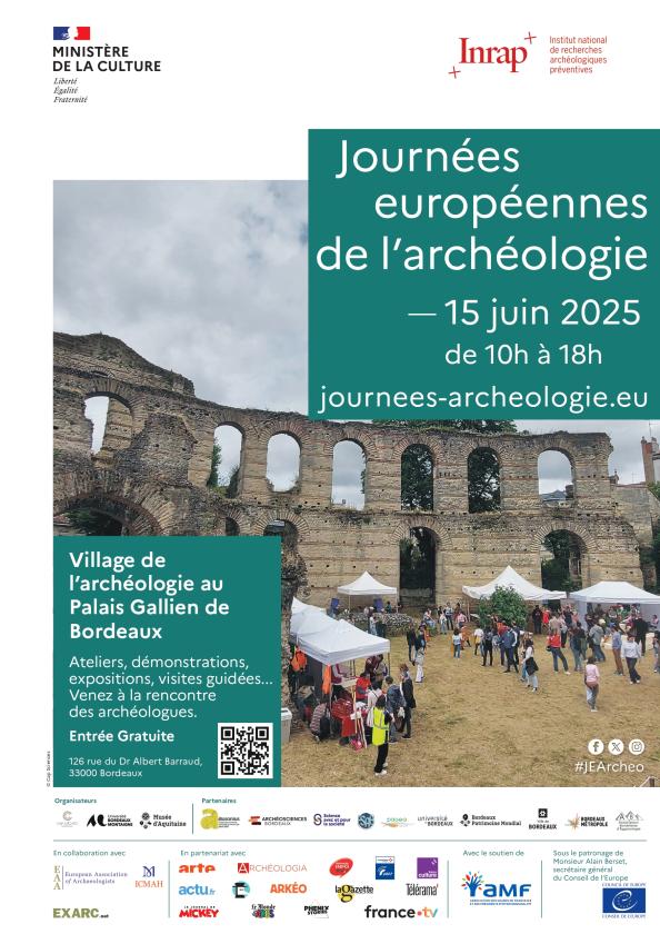 sortie à BORDEAUX, Gironde. LE VILLAGE DE L'ARCHÉOLOGIE 2025 Sortir à BORDEAUX(Gironde). BORDEAUX.