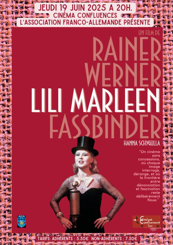 sortie à SENS, Yonne. FILM ALLEMAND "LILI MARLEEN" DE R.W. FASSBINDER Sortir à SENS(Yonne). SENS.
